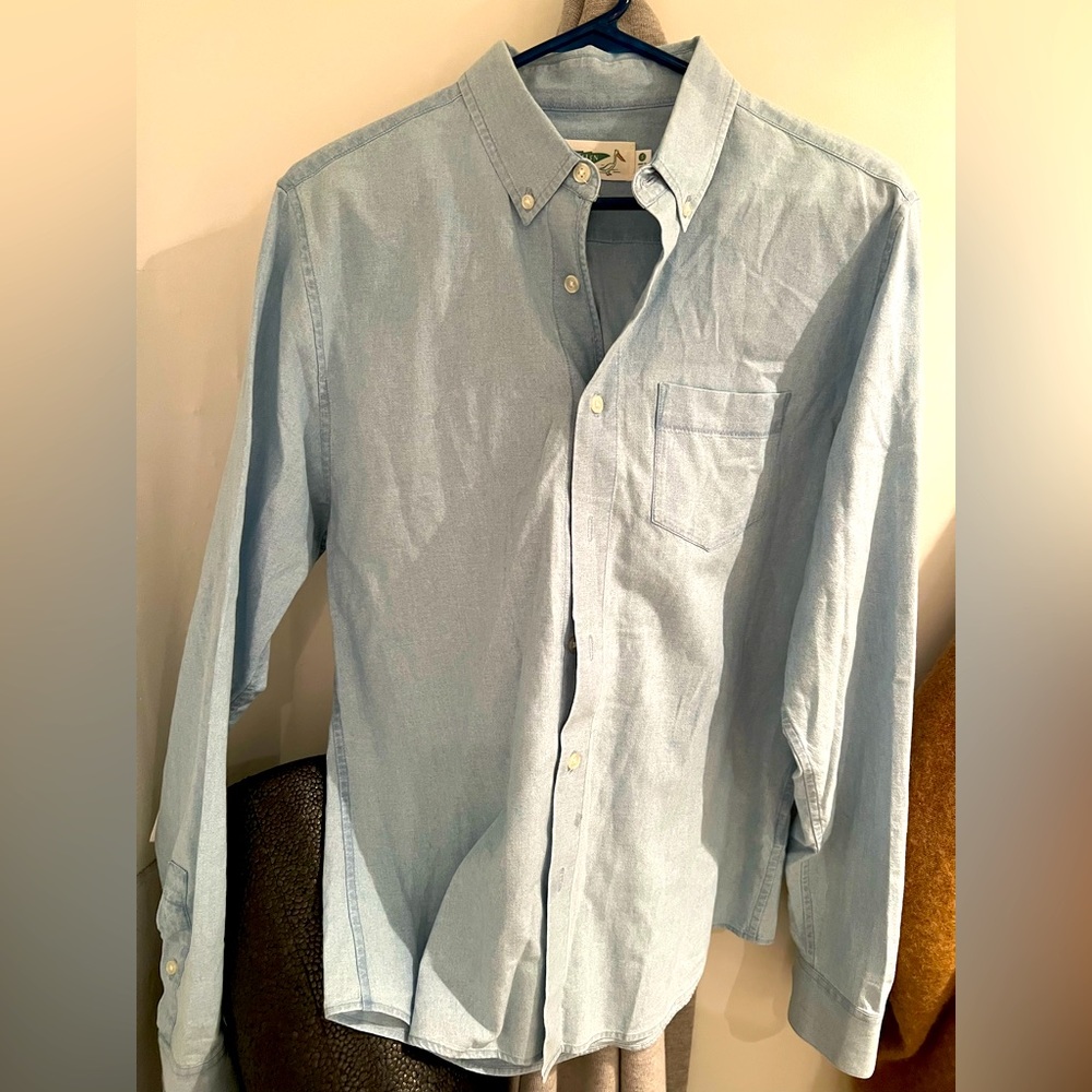 Wellen Organic Denim Shirt - S